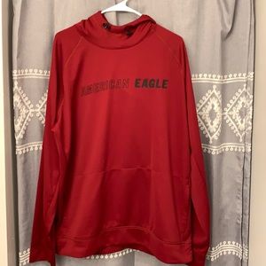 Lightweight long-sleeved hoodie.